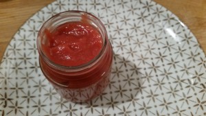 compote pomme framboise